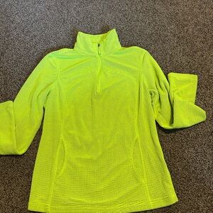 Tangerine Bright Yellow Zip Pullover